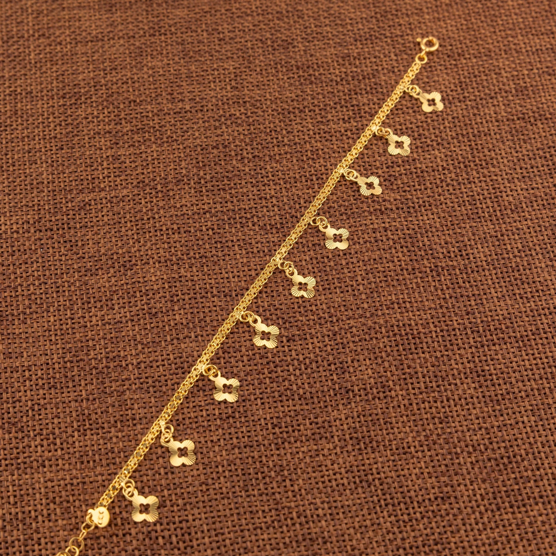 Charm Bracelet (D39) - 925 Silver & 24K Gold Plated