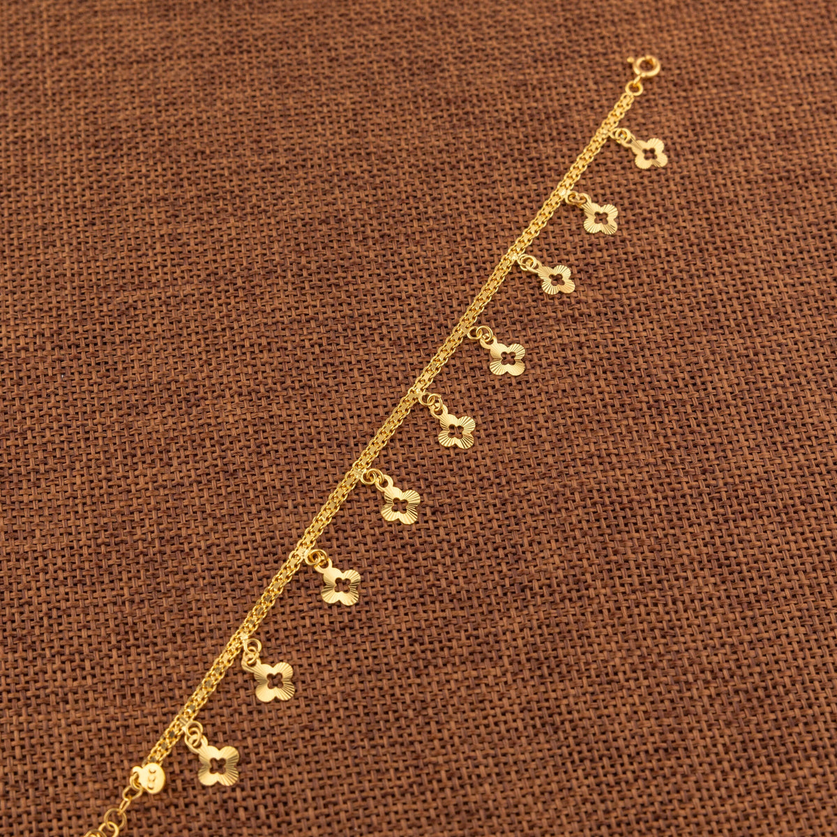 Charm Bracelet (D39) - 925 Silver & 24K Gold Plated