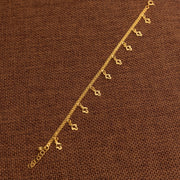 Charm Bracelet (D42) - 925 Silver & 24K Gold Plated
