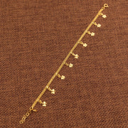 Charm Bracelet (D46) - 925 Silver & 24K Gold Plated