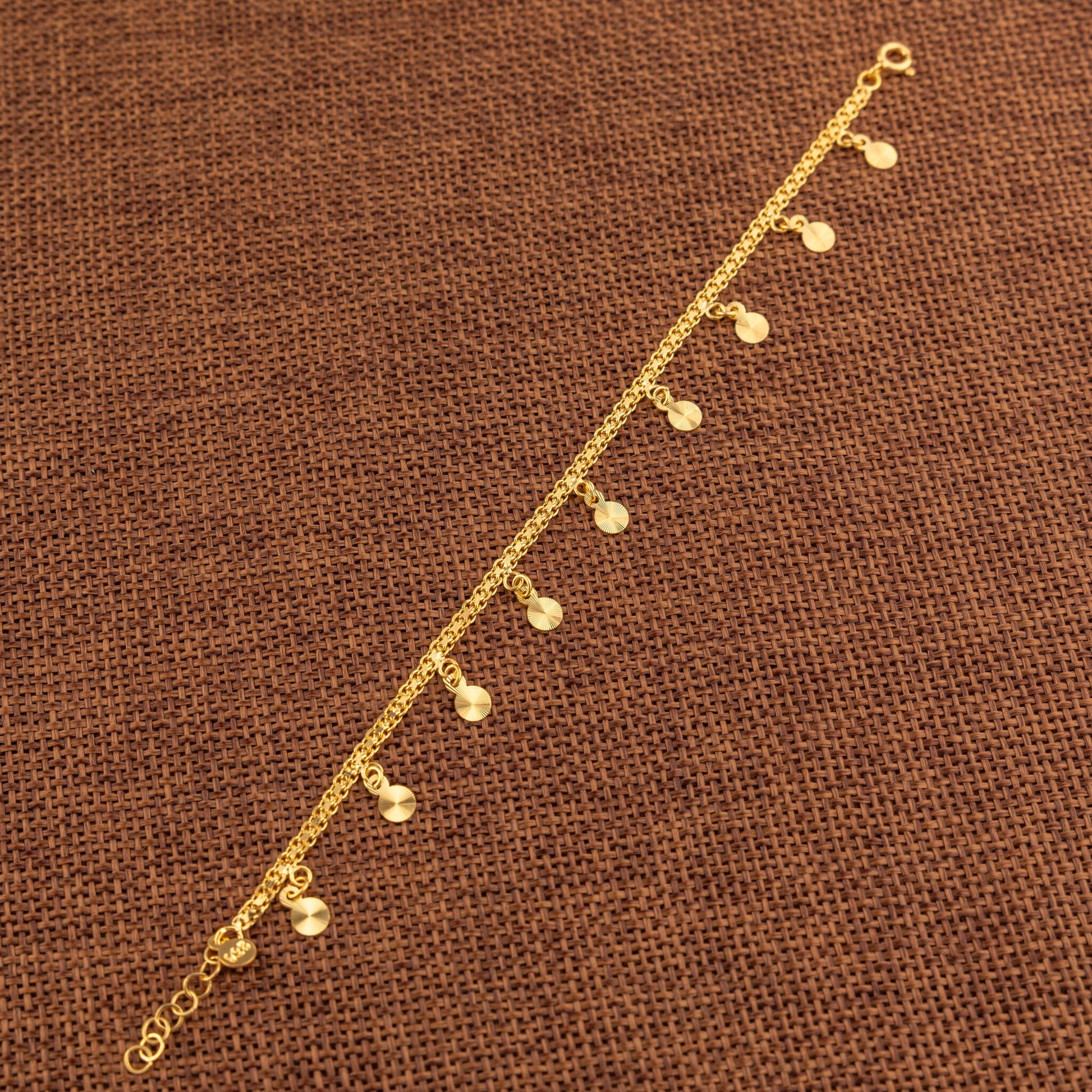 Charm Bracelet (D47) - 925 Silver & 24K Gold Plated