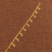 Charm Bracelet (D48) - 925 Silver & 24K Gold Plated