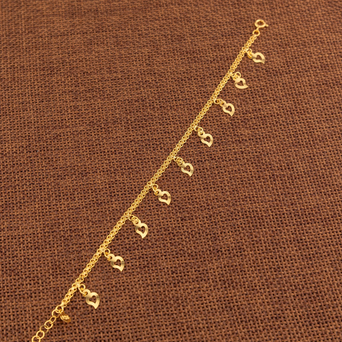 Charm Bracelet (D48) - 925 Silver & 24K Gold Plated