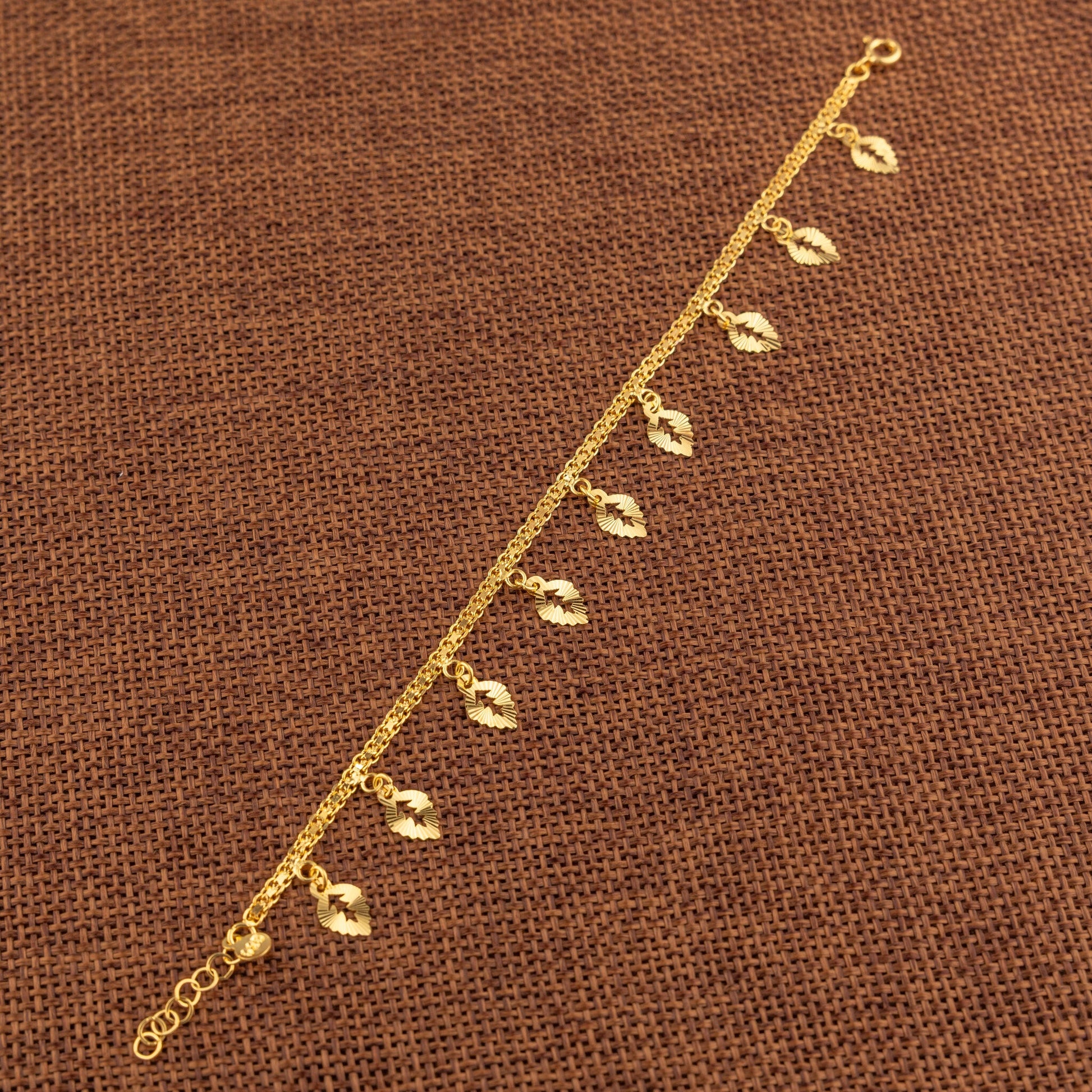 Charm Bracelet (D50) - 925 Silver & 24K Gold Plated