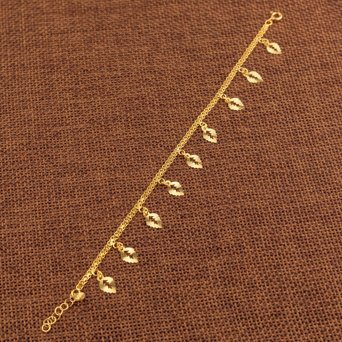 Charm Bracelet (D50) - 925 Silver & 24K Gold Plated