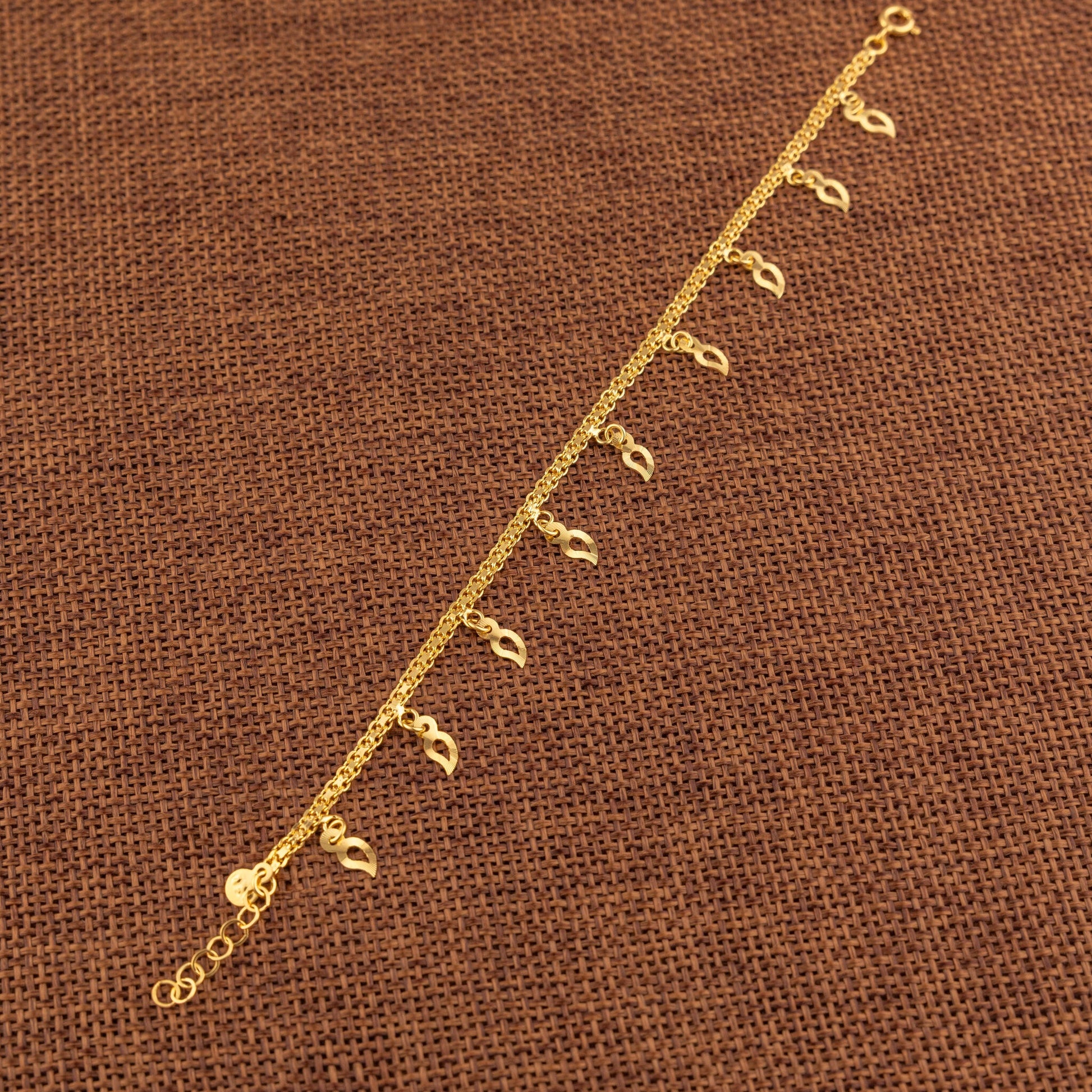 Charm Bracelet (D53) - 925 Silver & 24K Gold Plated