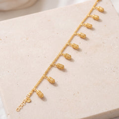 Charm Bracelet (D54) on travertine