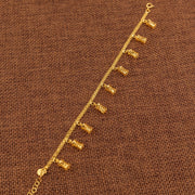 Charm Bracelet (D56) - 925 Silver & 24K Gold Plated
