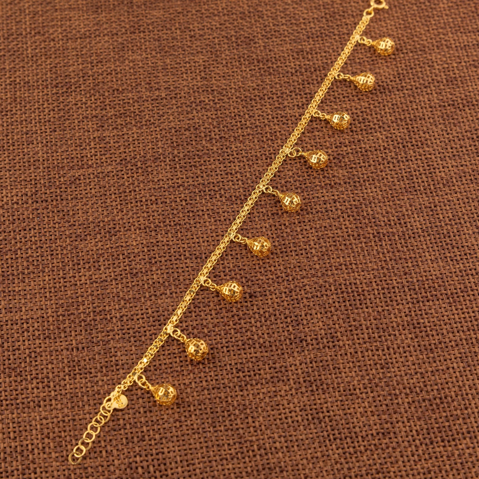 Charm Bracelet (D57) - 925 Silver & 24K Gold Plated
