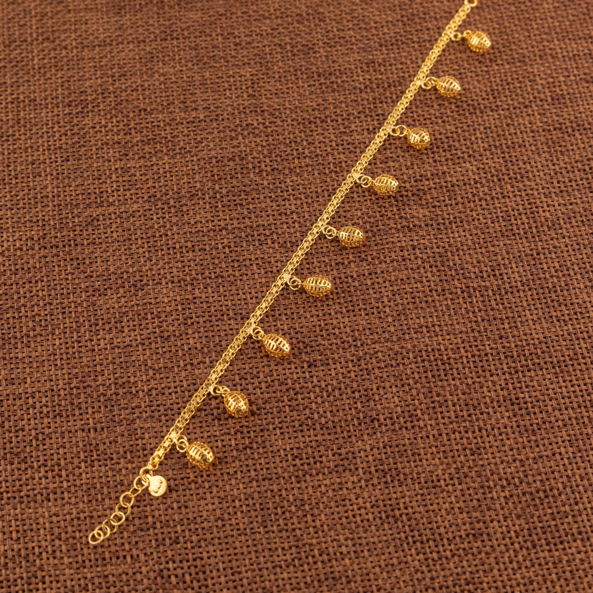 Charm Bracelet (D58) - 925 Silver & 24K Gold Plated