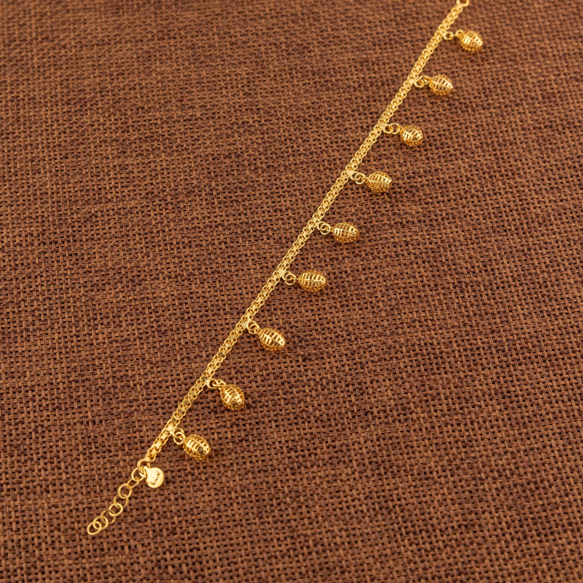 Charm Bracelet (D58) - 925 Silver & 24K Gold Plated