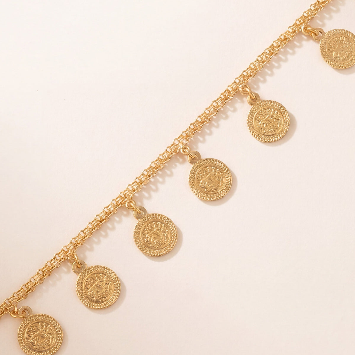 Coin Bracelet (D1) design detail