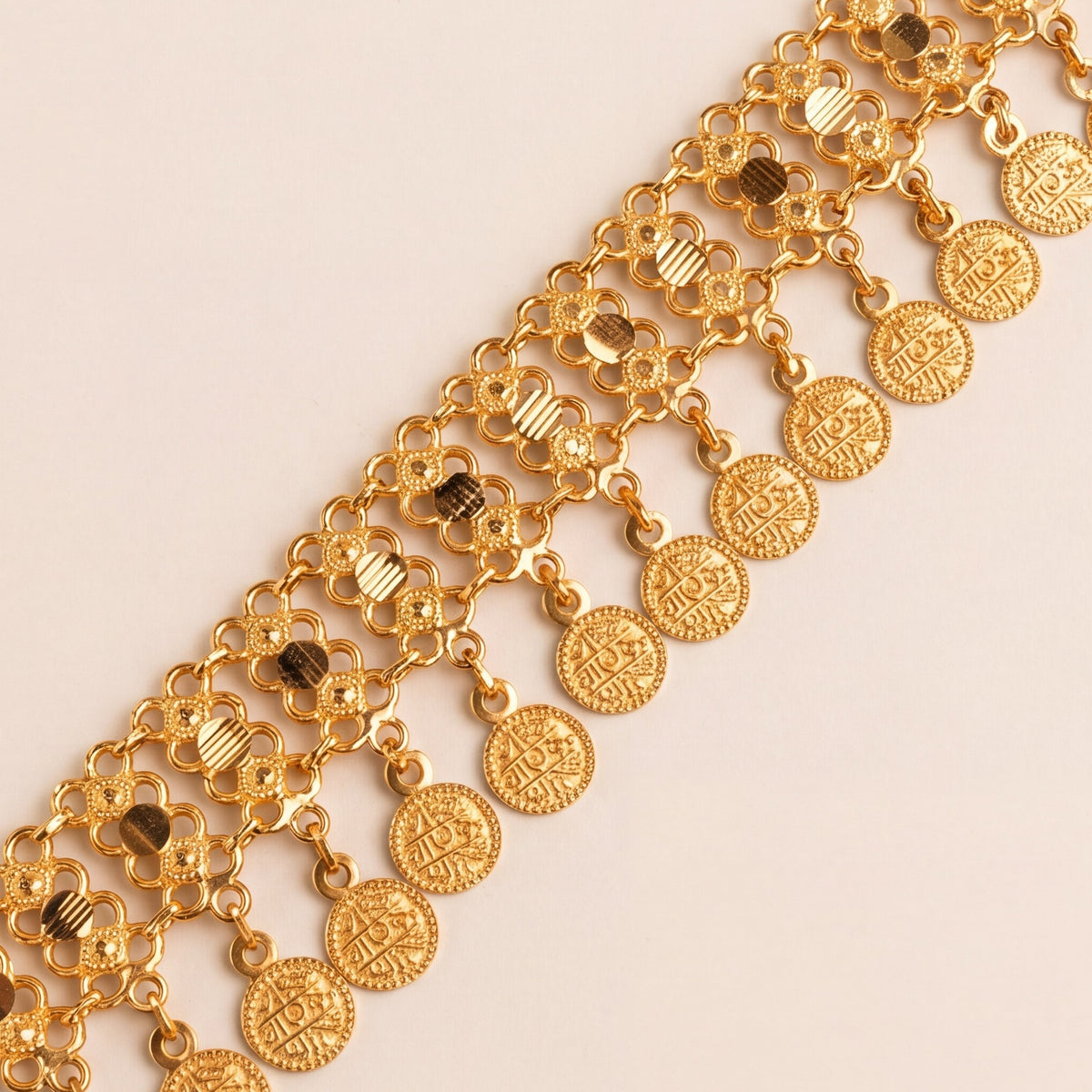 Coin Bracelet (D5) design detail