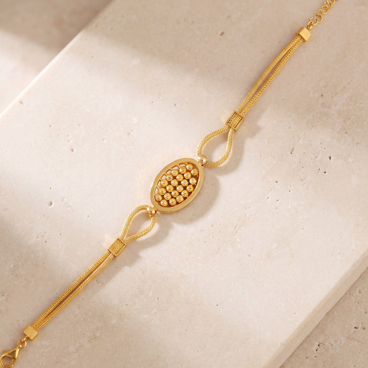 Elegant Turkish Bracelet (D1) on travertine
