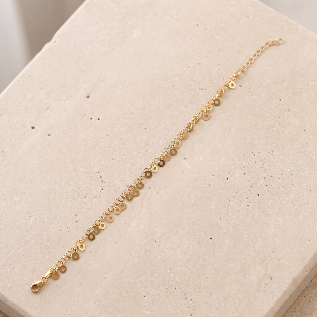 Elegant Turkish Bracelet (D2) on travertine