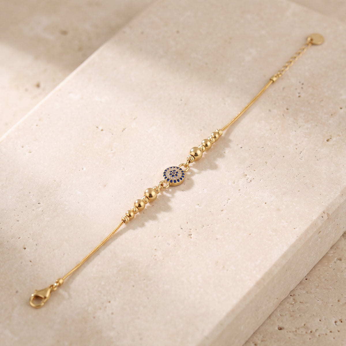 Elegant Turkish Bracelet (D6) on travertine
