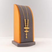 2 Step RP Kid's Mala (D12) - 925 Silver & 24K Gold Plated - Falaq Jewellery Oman