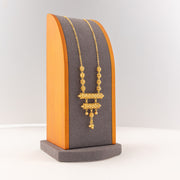 2 Step RP Kid's Mala (D17) - 925 Silver & 24K Gold Plated - Falaq Jewellery Oman