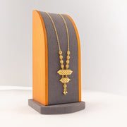 2 Step RP Kid's Mala (D20) - 925 Silver & 24K Gold Plated - Falaq Jewellery Oman