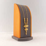 2 Step RP Kid's Mala (D7) - 925 Silver & 24K Gold Plated - Falaq Jewellery Oman