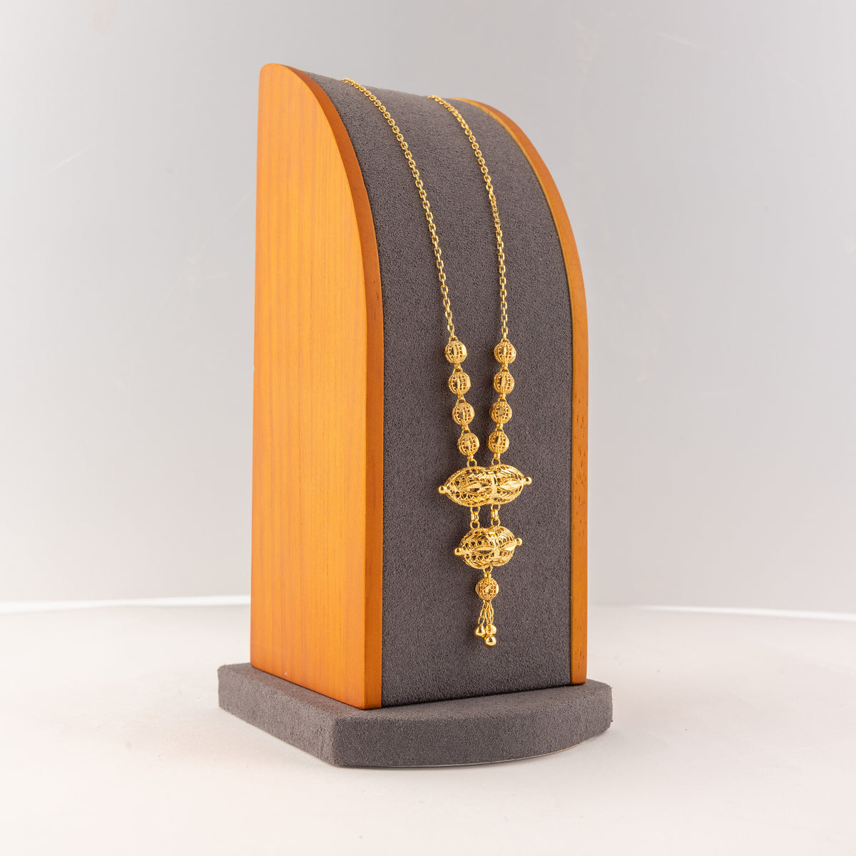 2 Step RP Kid's Mala (D7) - 925 Silver & 24K Gold Plated - Falaq Jewellery Oman