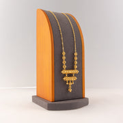 2 Step RP Kid's Mala (D9) - 925 Silver & 24K Gold Plated - Falaq Jewellery Oman