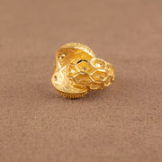 3D RP Rings (D377) - 925 Silver & 24K Gold Plated - Falaq Jewellery Oman