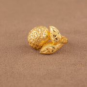 3D RP Rings (D380) - 925 Silver & 24K Gold Plated - Falaq Jewellery Oman