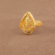 3D RP Rings (D383) - 925 Silver & 24K Gold Plated - Falaq Jewellery Oman