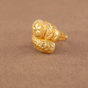 3D RP Rings (D388) - 925 Silver & 24K Gold Plated - Falaq Jewellery Oman