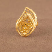 3D RP Rings (D394) - 925 Silver & 24K Gold Plated - Falaq Jewellery Oman