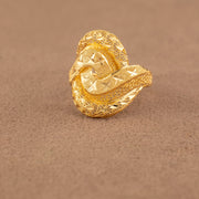 3D RP Rings (D395) - 925 Silver & 24K Gold Plated - Falaq Jewellery Oman
