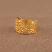 3D RP Rings (D400) - 925 Silver & 24K Gold Plated - Falaq Jewellery Oman