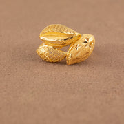 3D RP Rings (D417) - 925 Silver & 24K Gold Plated - Falaq Jewellery Oman