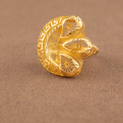 3D RP Rings (D430) - 925 Silver & 24K Gold Plated - Falaq Jewellery Oman