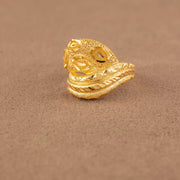 3D RP Rings (D435) - 925 Silver & 24K Gold Plated - Falaq Jewellery Oman