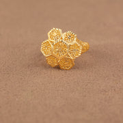 3D RP Rings (D450) - 925 Silver & 24K Gold Plated - Falaq Jewellery Oman