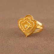 3D RP Rings (D451) - 925 Silver & 24K Gold Plated - Falaq Jewellery Oman