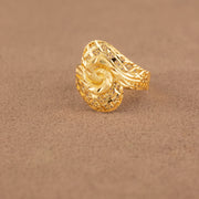 3D RP Rings (D456) - 925 Silver & 24K Gold Plated - Falaq Jewellery Oman
