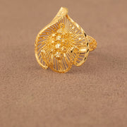 3D RP Rings (D465) - 925 Silver & 24K Gold Plated - Falaq Jewellery Oman