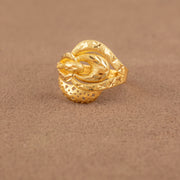 3D RP Rings (D470) - 925 Silver & 24K Gold Plated - Falaq Jewellery Oman