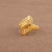 3D RP Rings (D483) - 925 Silver & 24K Gold Plated - Falaq Jewellery Oman