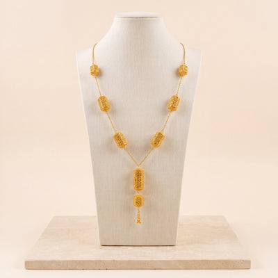 7 Piece RP Mala Necklace 1 - 925 Silver & 24K Gold Plated