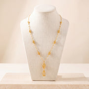 7 Piece RP Mala Necklace 106 on travertine
