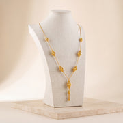 7 Piece RP Mala Necklace 3 on travertine