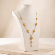 7 Piece RP Mala Necklace 46 on travertine