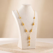 7 Piece RP Mala Necklace 48 on travertine
