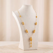 7 Piece RP Mala Necklace 51 on travertine
