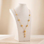 7 Piece RP Mala Necklace 57 on travertine