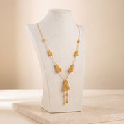 7 Piece RP Mala Necklace 62 on travertine